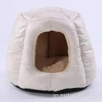子犬の家の携帯猫の家の耐久性のある洞窟のベッド
